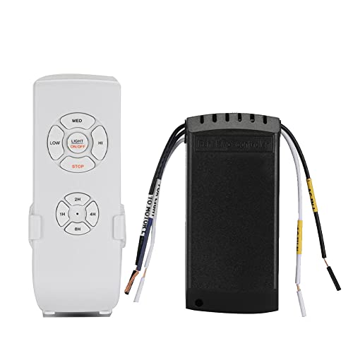 Cetfuro Universal Smart WiFi Fan Switch Ventilador de Techo y Kit de Control Remoto de Luz, 110V WiFi Fan Controller...